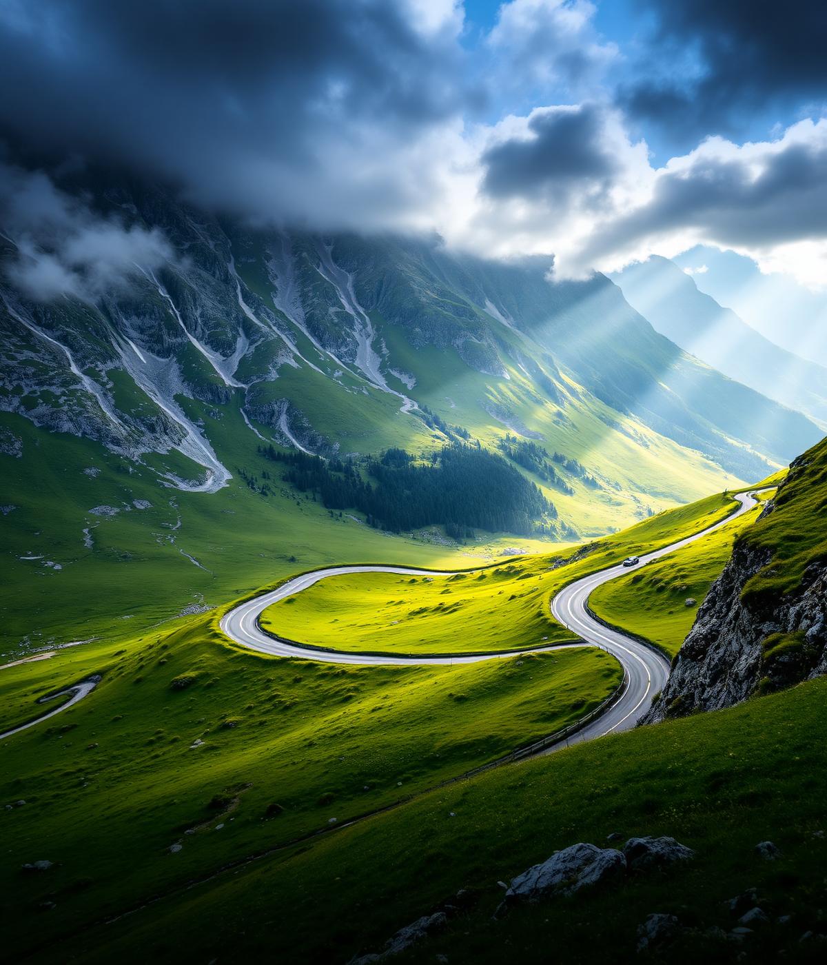 Schweizer Bergpassstrasse